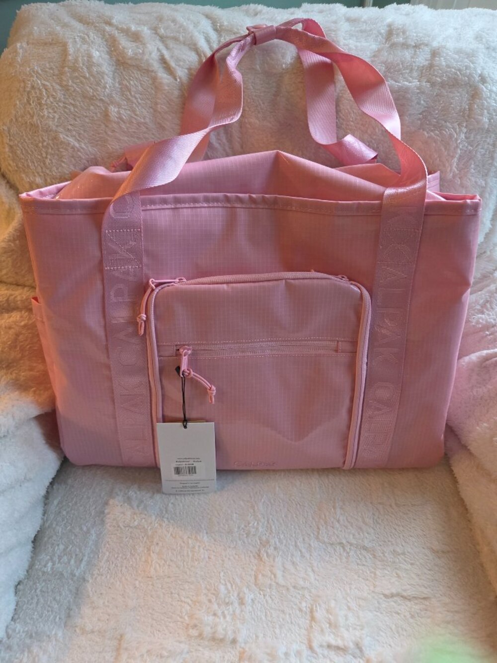 Calpak, Terra 35L Water Resistant Zip Tote Bag in Blossom, NWT